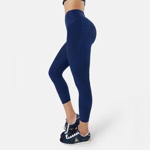 Fanka Body Sculpt 7/8 Leggings (Reversible Wear) Navy